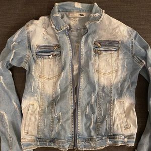 Blue Topic Denim Jacket